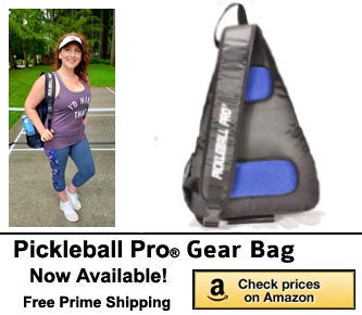 PickleBall Pro Gear Sling Bag and Pickleball Pro Performance Visor