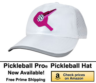 Pickleball Pro Competition Pickleball Hat in pink. Pickleball hats for the competitive edge.