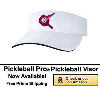 Professional Pickleball Gear. Check out the Pickleball Pro magenta pickleball visor