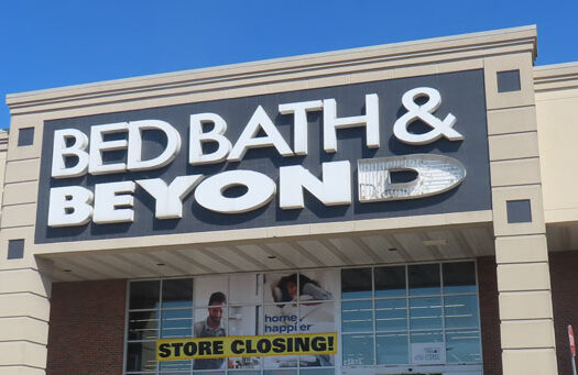 Bed bath and beyond stores are being converted to pickleball courts