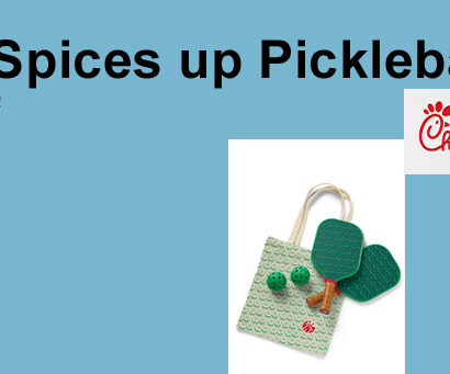 Chick-fil-A pickle pickle pickleball set and tournament sponsorship