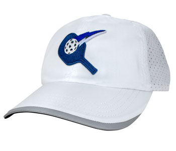 Pickleball Pro Competition Pickleball Hat with blue logo for competitive pickleball players