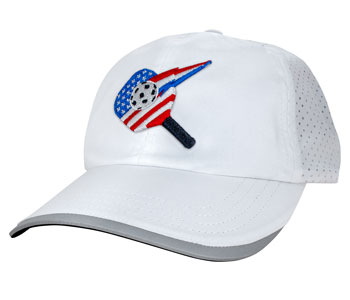 Pickleball Pro Competition Pickleball Hat with USA logo for competitive pickleball players