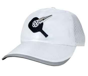 Pickleball Pro Competition Pickleball Hat with black logo for competitive pickleball players