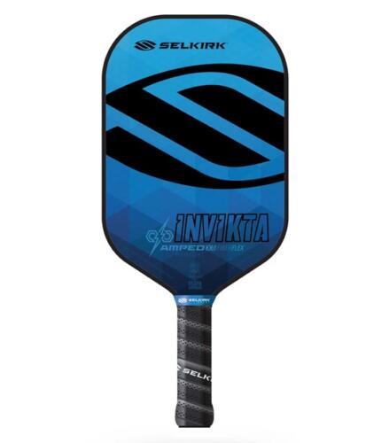 Selkirk Amped Invicta pickleball paddle in blue