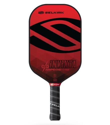 Selkirk Amped Invicta pickleball paddle in red