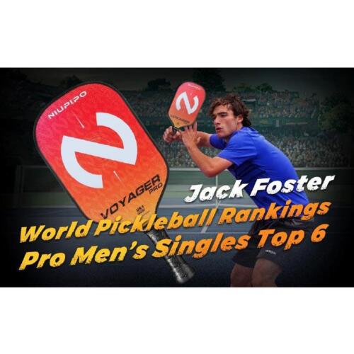 Jack Foster with Niupipo Voyager Pro Pickleball Paddle